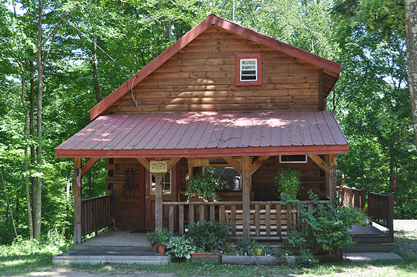 The Wrangler Cabin Front